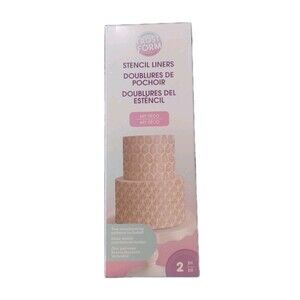 American Crafts Frost Form Stencil Liners, Art Deco, 2 Coordinating Patterns NEW